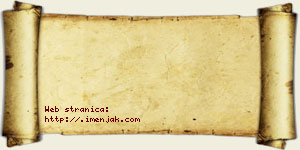 Kristina Dedijer vizit kartica